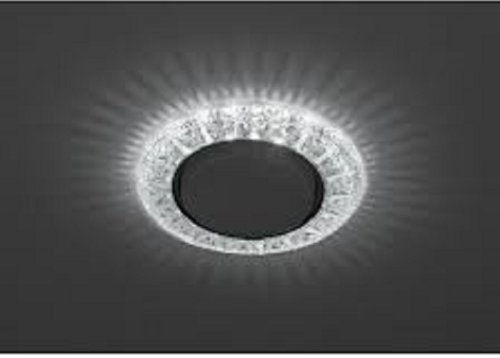 Светильник встраиваемый с подсветкой Эра DK LD22 SL/WH GX53 220В 13Вт МAX Прозрачный картинка 